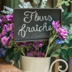 Richland Tall Chalkboard On Stake, Metal Framed 24"