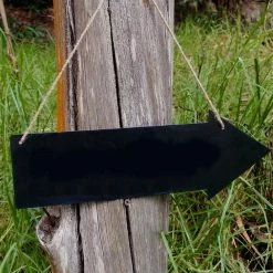 Richland Metal Hanging 15in Chalkboard Arrow  2 Sided