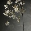 Richland Hanging Cherry Blossom Branch White Silk Artificial 58"