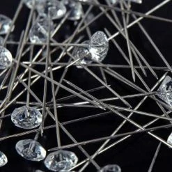 Richland 100 Diamond Top Corsage Pins 2in