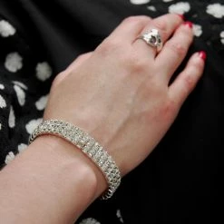 Richland Corsage Wristlet Rhinestone 0.4in Corsage & Bouttenieres