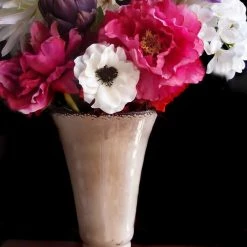 Richland Anniversary Legacy Ceramic Crackle Glaze Vase Urn 12.5"