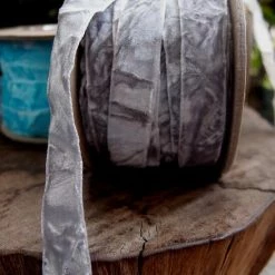 Richland Grey Crushed Velvet Ribbon 5/8in X 11yd Shop By Event