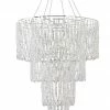 Richland Weddings Light Chandelier Crystal Loops 24inDia