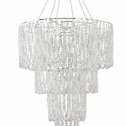 Richland Weddings Light Chandelier Crystal Loops 24inDia