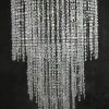 Richland Four Tier Crystal Chandelier 77"