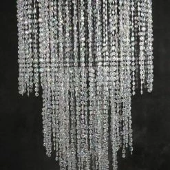 Richland Four Tier Crystal Chandelier 77"