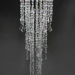 Richland Shop By Event Crystal Decorative 3 Tier Chandelier 34in Plug In