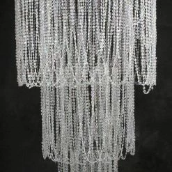 Richland Weddings Light Chandelier Crystal Loops 24inDia