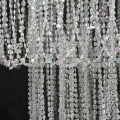 Richland Weddings Light Chandelier Crystal Loops 24inDia