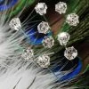 Richland Anniversary 10 Crystal Corsage Pins 2in