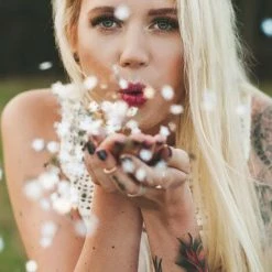 Richland Aisle Décor Eco Friendly Wedding Confetti White 4 QUARTS