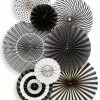Richland Black & Ivory Party Decorations, MME Party Fans Collection, Photo Backdrops, Party Rosette Pinwheels Shop By Event
