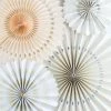 Save-On-Crafts Fan Paper Ivory/White 4 Pcs. Bachelorette Party