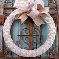 Richland Floral Lace Applique Ribbon 2.5in X 10yd