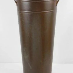 Richland Shop By Event 22" Brown Rust French Flower Market Bucket With Handles 22x10