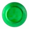 Richland Beaded Charger Plate 13" Forest Green Set Of 12