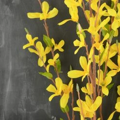 Richland Thanksgiving Forsythia Flower Yellow 38in