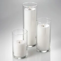 Richland Cylinder Vases Eastland Cylinder Pillar Candle Holders 6" , 7.5" & 10.5" Set Of 36