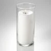 Richland Pillar Candle 6" & Eastland Cylinder Holder 7.5" Set Of 12
