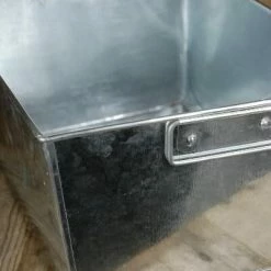 Richland Shop By Event Galvanized Rectangle Tub With 2 Handles 14x10 With Liner