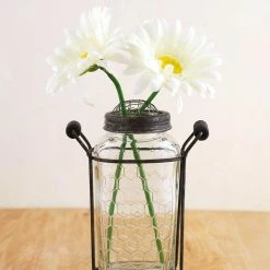 Richland Glass Bottle Honeycomb 6in With Frog Lid Weddings