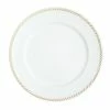 Richland 13" White Textured Gold Rim Charger Plate Set Of 12 Weddings