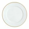 Weddings Richland 13" White With Gold Rim Charger Plate Set Of 48