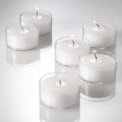 Ceremony Richland Clear Tealight Candles White Citronella Scented Set Of 500