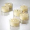 Ceremony Richland Clear Tealight Candles Ivory Vanilla Scented Set Of 50