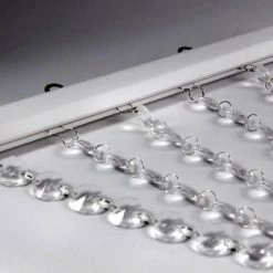 Richland Shop By Event Crystal Beaded Curtain 70in, 6 Garlands