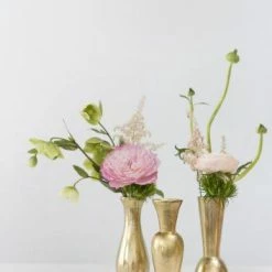 Weddings Richland Henna Budvase 2" X 6" Collection Set Of 4