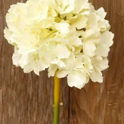 Richland Ivory White Silk Hydrangea Flowers