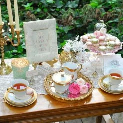 Richland Lace Table Runner & Chair Sash Ivory 12" X 74" Weddings