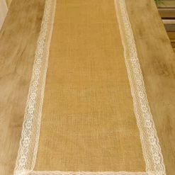 Richland Burlap & Lace Table Runner 16 X 74in Weddings