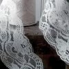Richland White Chantilly Lace Ribbon Trim 4" Wide X 10 Yards