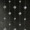 Richland Shop By Event Crystal Ball Globe Hanging Curtain 1 ' X 6' Long