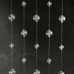 Richland Shop By Event Crystal Ball Globe Hanging Curtain 1 ' X 6' Long