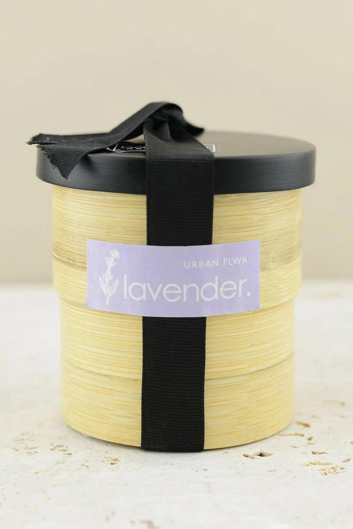 Richland Naturals & Florals Lavender Grow Kit In Bamboo Pot 1 Richland Naturals & Florals Lavender Grow Kit In Bamboo Pot