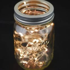 Richland 9' 36 Light Silver Wire Warm White Battery Operated Indoor LED Micro Miniature Christmas Light String Set Shop By Event