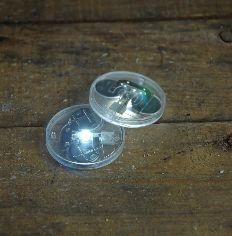 Richland LED Light Base Round 2in (Pack Of 6) 2 Richland LED Light Base Round 2in (Pack Of 6)