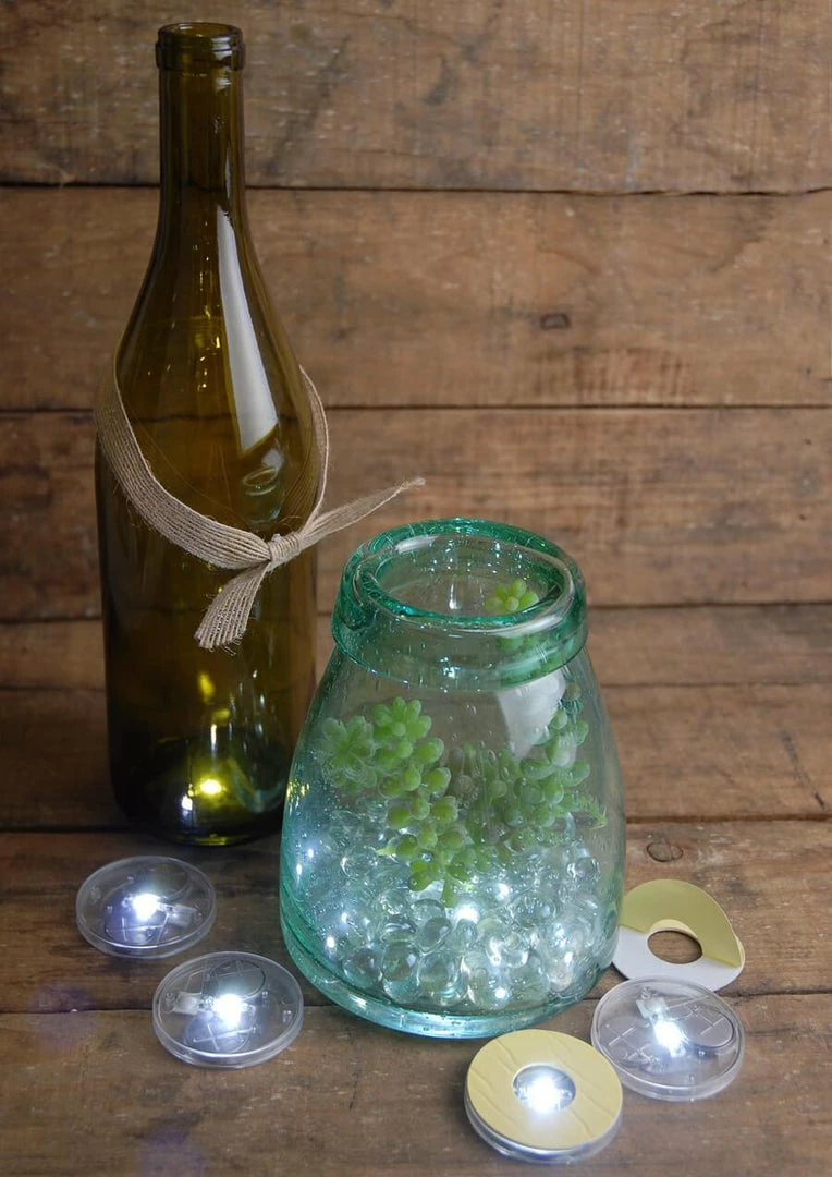 Richland LED Light Base Round 2in (Pack Of 6) 1 Richland LED Light Base Round 2in (Pack Of 6)