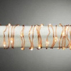 Richland Shop By Event 30 Light 60" Copper Wire Warm White Battery Operated Indoor LED Micro Light String Set With Timer