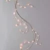 Richland Shop By Event Lighted Garland 6FT 60 LED Lights, Battery Operated Silver Wrapped