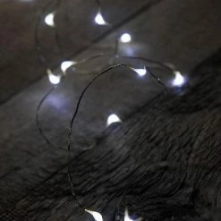 Richland Cool White Micro LED Lighted Strands Battery Op. 11ft - 24ct Shop By Event