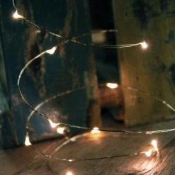 Richland Shop By Event LED Fairy Lights, Timer, 10 Foot Silver Wire, 30 LEDs, Warm White