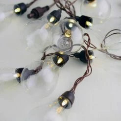 Richland Solar Powered LED Cafe Globe Lighting String Warm White 6ft - 10ct Shop By Event