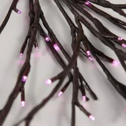 Richland LED Willow Branches Pink Battery Operated