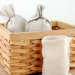 Richland 12 Linen Bags 3.5 X 5in