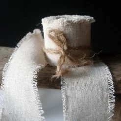 Richland Shop By Event Linen Ribbon Natural 2" Wide X 5 Yds